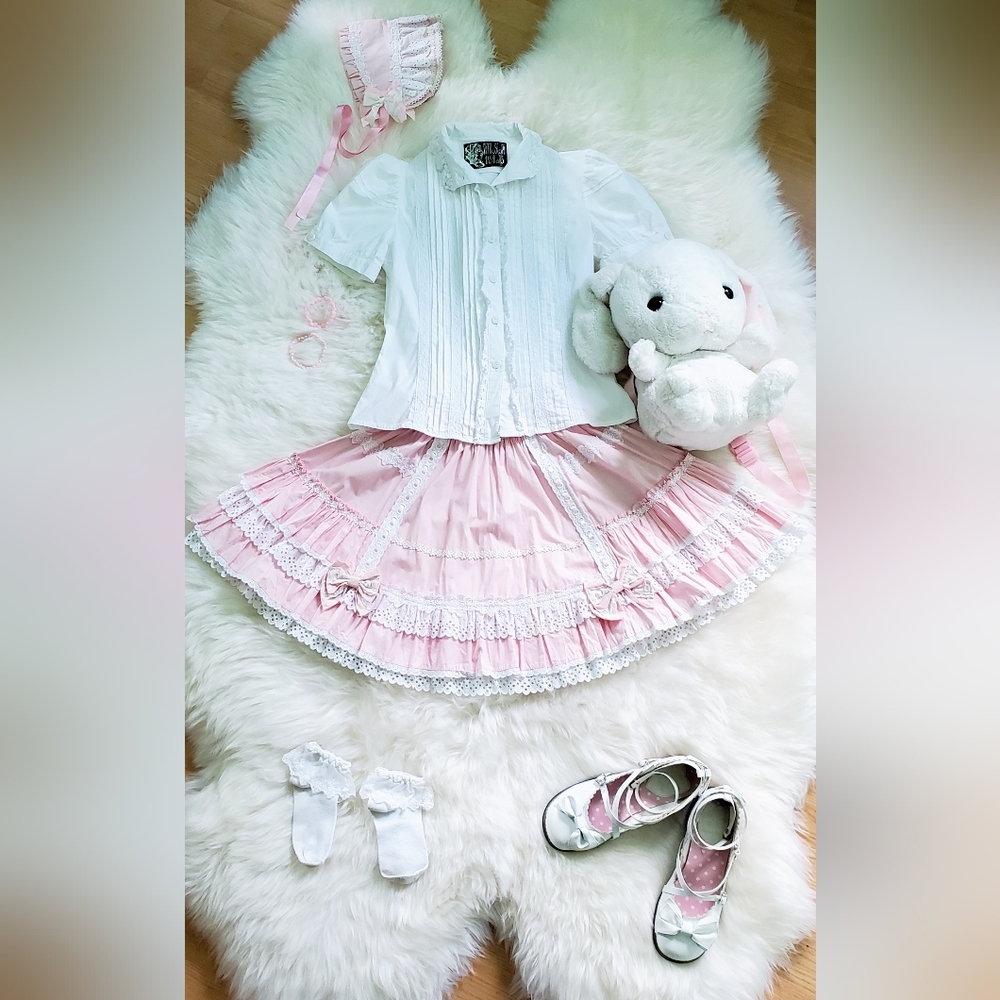 White Retroscope Fashions Cotton Princess Lolita Blouse F+F